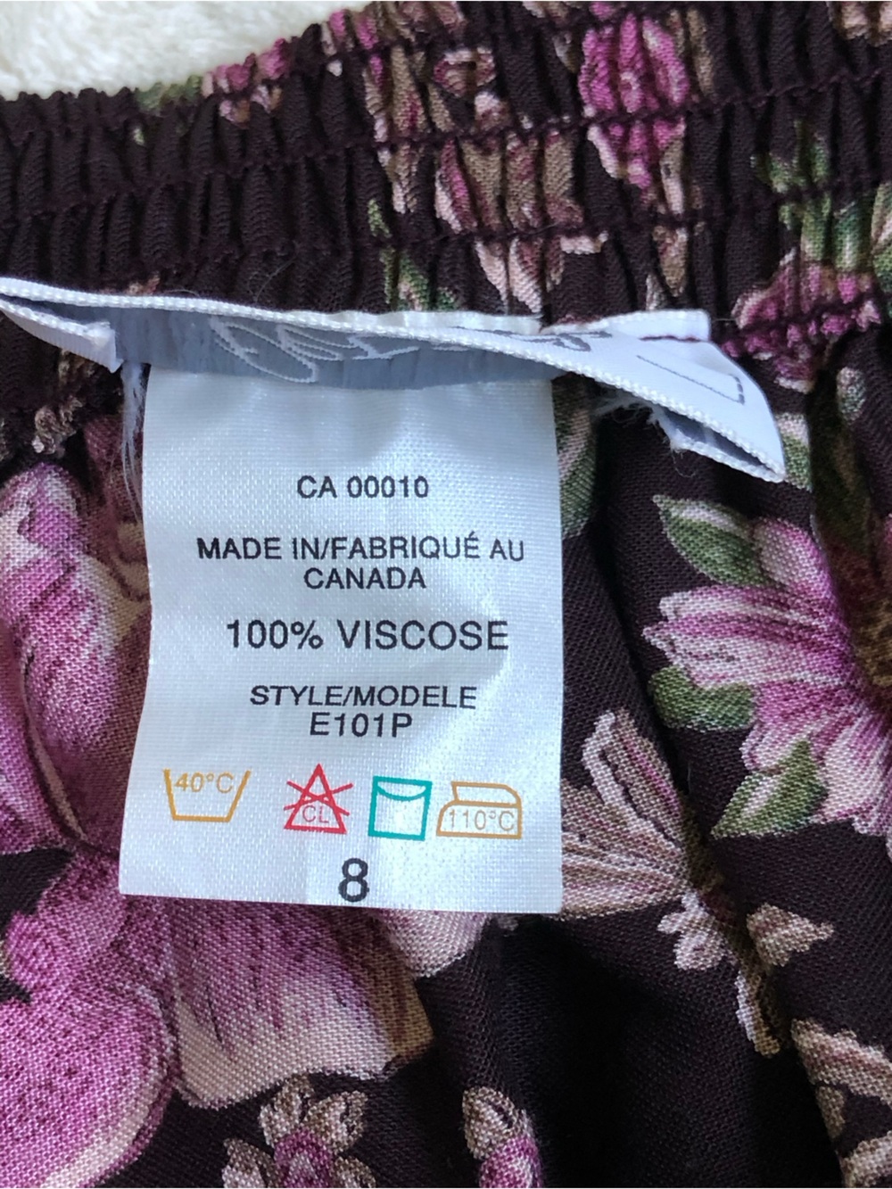 80s Cottagecore Vintage Eaton Petites Floral Flowy Maxi Wrap Skirt Prairie - Picture 12 of 15